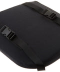 Premium Memory Foam Backrest Cushion For Chair, showing adjustable straps on a black ergonomic lumbar support pillow.