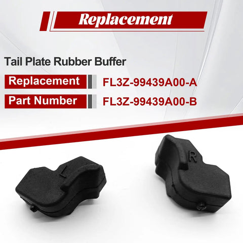 Tailgate Bumper Cushion Kit With Bolts For Ford F150 2015 Through 2023 5.5Ft Or 6.5Ft Bed Left And Right Sides Rubber Stops Replacement