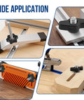 1/4-20 T Track Bolts And Knobs Kit, 45-Piece Hardware Set With Star Knobs And Thumb Knobs, Washers For Woodworking Jigs And Fixtures, Pro Grade All-In-One Kit For 1 In, 1-1/2 In, 2-1/2 In T Track Systems on wood jigs