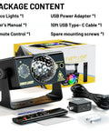 Lit Party DJ Disco Light With Disco Ball, LED Stage Strobe Projector, packaging contents including accessories and manual