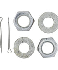 Beefed Up Steering Rack Tie Rod End Kit For Kawasaki Mule 610 SX And Mule SX 2010 2023 OEM Replacement With M14x1.5 Tie Rod Thread Knuckle Side M10x1.25 And Three And A Half Inch Rod End For 39191-0023 39112-0008 39191-7501, lock nuts and washers