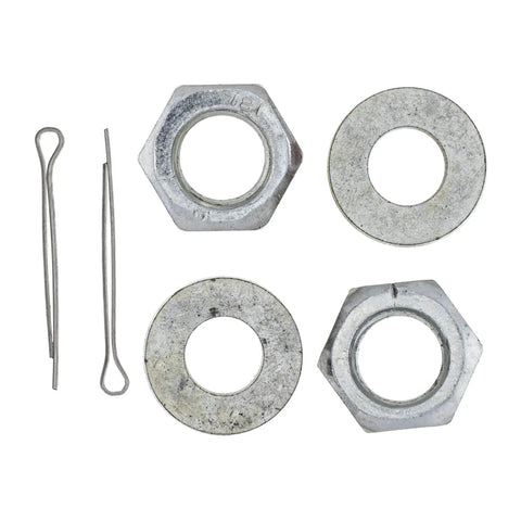 Beefed Up Steering Rack Tie Rod End Kit For Kawasaki Mule 610 SX And Mule SX 2010 2023 OEM Replacement With M14x1.5 Tie Rod Thread Knuckle Side M10x1.25 And Three And A Half Inch Rod End For 39191-0023 39112-0008 39191-7501, lock nuts and washers