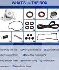 Image of Honda Civic Timing Belt Kit With Water Pump And Gaskets Including Valve Cover Gasket for 2001 to 2005 1.7L VTEC D17A 16V