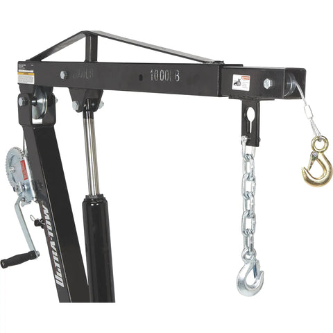 Beast Mode Hydraulic Pickup Truck Crane With 360 Degree Pivot And Integrated Hand Winch Built Legit For Up To Two Thousand Pound Vehicle Load Towing