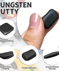 Close-up of tungsten putty from Pinewood Derby Weights Kit 5Oz With Tungsten Putty And 12 Derby Weights Plus Graphite Lubricant Powder.