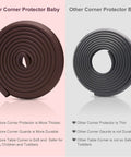 Ultra Tough Baby Proofing Edge And Corner Protectors For Furniture 20.5 Feet High Density Rubber Foam comparison with other protectors.