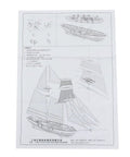 Wooden Ship Model Kit One To One Thirty Scale Diy Hobby Boat Building Kit For Adults And Kids Requires Assembly blueprint