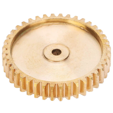 Brass Spur Gear With 40 Tooth For Servo 25 Tooth Spline Mod 0.8 Industrial Robot Part 4305 0025 0040 top view