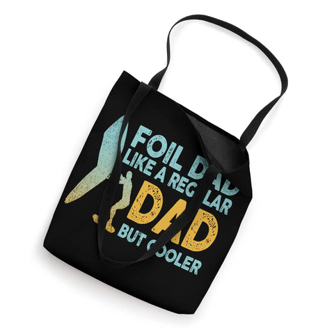 Retro Wing Foil Tote Bag For Wingsurfing And Wingboarding Fans Dope Foil Dad Inspired Vintage Style Carryall For Men