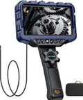 3.9mm Two Way Articulating Borescope With 7 Inch IPS Screen 1080P Endoscope Camera showing gear inspection image