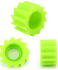 Green durable plastic guard roller from Beefed-Up Chain Guide Slider With Swingarm Roller Replacement For KX250F 2009-2020 And KX450F 2009-2018