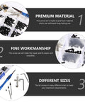 Zero Drama Rc Car Screw Repair Kit With Super Tough Storage Case Rust Proof Mini Fasteners for Remote Control Hobbyists, assorted screws and tools.