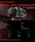 Direct Swap Air Conditioning Compressor With Clutch Assembly For Toyota Corolla And Scion xD showing detailed product specifications and pulley design.
