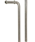 2 Pack Universal Exhaust Hanger Rod With 90 Degree Bend Adjustable Weld In Place Fits Most Exhaust Pipes For Custom Exhaust Systems And Replacements Made In USA