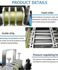Automatic Heat Shrink Tube Cutter Machine With 100 mm Cutting Width And 0.1 mm To 99999.9 mm Adjustable Length mechanism details