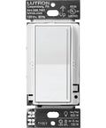 Slick Gliding Touch Led Dimmer Switch With Integrated Locator Light Single Pole Three Way Wiring Configuration For House Fixtures Heavy Duty Craftsmanship No Sweat Install, white switch front view.
