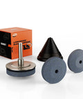 Lawn Mower Blade Sharpening Kit For Drill Use Upgraded Blade Assist Sharpener With Balancer Fits Any Power Drill