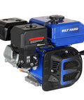 7HP Gas Engine Horizontal Shaft Replacement Motor, 212cc 4 Stroke OHV, industrial grade, front view