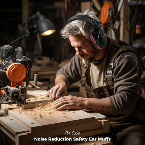 Noise Reduction Ear Muffs NRR 28 Decibel With Comfy Ergonomic Headband And 360 Degree Rotatable Ear Cups For Adults And Kids Hearing Protection At Shooting Ranges Mowing And Other Loud Environments