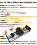Zero Drama Boss Grade Heavy Duty Motorized Linear Stage Featuring Rock Solid Ball Screw Sliding Table And Rugged Aluminum Base for CNC applications.