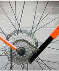 Bike Cassette Removal Tool Kit with Chain Whip and Auxiliary Wrench for Sprockets Freewheel Remover and Lock Ring Extractor installed