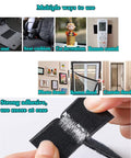 Image showcasing uses for Heavy Duty Hook And Loop Tape Roll 16.4 Ft By 2 Inch Wide With Beast Mode Adhesive Backing.
