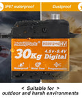 Waterproof 30Kg Torque RC Servo High Torque Steering Servo Motor With Metal Gears in wet and dusty environment