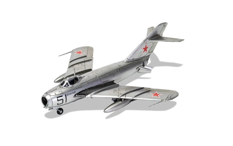 MiG-17F Fresco World War II Airplane Model Kit Gift Set 1 To 72 Scale Plastic Plane Build For Adults And Kids 8 Plus Skill Level Two