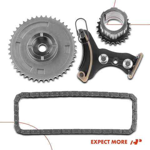 Engine Timing Chain Kit With Tensioner For OHV V8 Engines 4.3L 4.8L 5.3L 6.0L 6.2L Direct Fit Compatible components