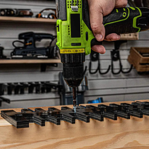 15 Inch Dovetail Jig System With Template, Straight Edge Router Bit, 7 Degree Dovetail Bit And Mounting Hardware in workshop