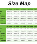 Size map detailing dimensions for Nickel Plated Aluminum Alloy Curved Edge Finger Pulls For Cabinets And Drawers