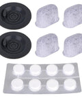 Pro Grade Espresso Maintenance Kit For Luxe Coffee Machines With 2 Backflush Discs 4 Activated Carbon Water Filters And 8 Espresso Care Tablets