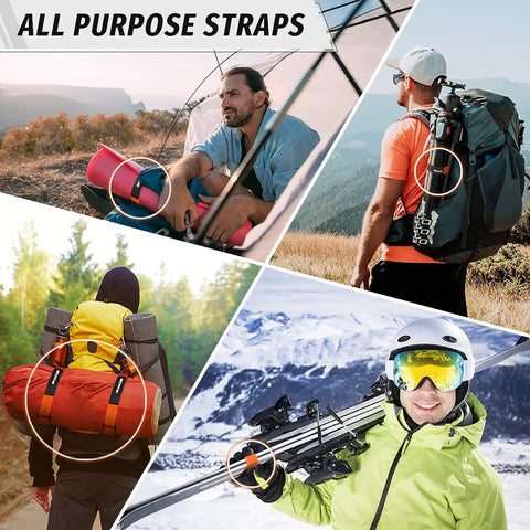 Adjustable Bike Rack Strap Set 24 Inch Bicycle Wheel Stabilizers With Gel Grip Heavy Duty Non Slip Straps in outdoor use