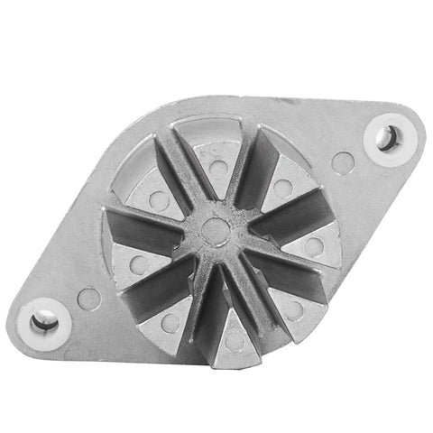 Top view of 8 Section Commercial Citrus Wedger With Stainless Steel Blades For Bar Or Restaurant Prep Easy Lemon And Lime Cutter 8 Wedges Durable Aluminum Alloy Body Easy To Clean Great For Slicing Or Serving Citrus Quickly.