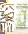 181Pcs M6 Hardware Kit For Crib And Furniture With Flat Head Hex Socket Cap Bolts, Barrel Nuts, Images and Quality Description