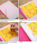 100 Sheets White Graphite Transfer Paper Set for DIY Crafters A4 Size with 5 Embossing Stylus Dotting Tools used for tracing pattern