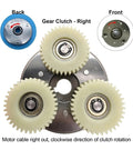 Beefed Up Three 36T Nylon Planetary Gears Kit With 70mm Clutch, 38mm Outer Diameter, Replacement Motor Drive Gear For Ebike