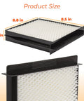 Must Have 1040 Replacement Wick Filter For Essick Aircare Humidifiers Fits B40 B40-C 3D6-100 5D6-700 shown with dimensions.