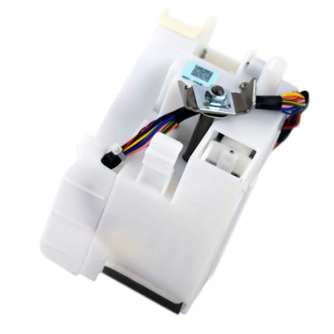 Auger Motor Assembly DA97-12540G For Fridge Ice Dispenser OEM Replacement Part, side view with wiring harness