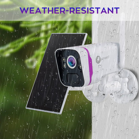 Solar Powered Wireless Home Security Camera System With Four Cameras And 4MP QHD, NVR Supports Ten Channels Expandable To 4K, Easy Plug And Play Setup, No Power Cables Needed, Over 120 Days Video Storage, Ideal For Home Or Small Business