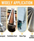 Built-Tough Five-Blade Hand Crimping Tool used in downspouts, ventilation ducts, stove pipes, and HVAC ductwork applications