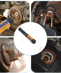 Heavy Duty Induction Bolt Heater That Crushes Rusty Nuts And Stuck Fasteners With No Sweat Easy One Touch Operation shown with rusted gears and nuts.