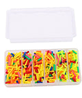 Hot Heat Shrink Tubing Colored Sleeves For Fishing Bait Kit Protection 250pcs Durable ABS Tackle Rigging Wrap Sleeve Stuff You Need, assorted sizes in storage box