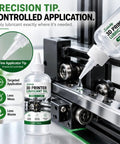 Premium 3D Printer Lubricant For Linear Rails And Steel Shafts Keeps Your Setup Glidin Sweet With Heavy Duty Silicone Blend being applied.