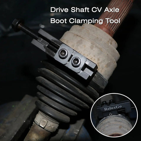 CV Boot Clamp Pliers for Quick Drive Shaft and Hose Clamp Removal and Installation, Single Ear Tool in action