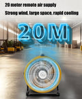 24 Inch Heavy Duty Industrial Oscillating Metal Drum Fan Solid Steel Beast Adjustable Tilt And Multi Speed Settings For Slashing Heat In Garages Workshops And Basements, showing powerful fan in large space.