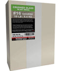 Extra Coarse Crushed Glass Abrasive For Blasting Cabinets And Guns, 19 Lb 8.6 Kg Pack, Mesh 16, 1854 To 940 Microns