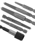 Ultimate Steel Screw Extractor Kit For Home Repairs And DIY Projects Sturdy Tool To Remove Broken Screws And Wires From #1 To #5 Sizes With Ease, #1-#5 extractors and driver