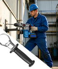 Heavy Duty Hammer Drill Handle For 60-65mm Front Grip With Non Slip Abs Steel Texture during masonry work.