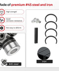 Front Prop Shaft U Joint 2 Pack For RZR Ranger Sportsman General 1000 900 800 700 570 500 ATV, #45 steel parts.